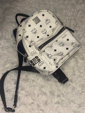 MCM | Bags | Limited Edition Mcm Studded Backpack Sz L  display picture 3